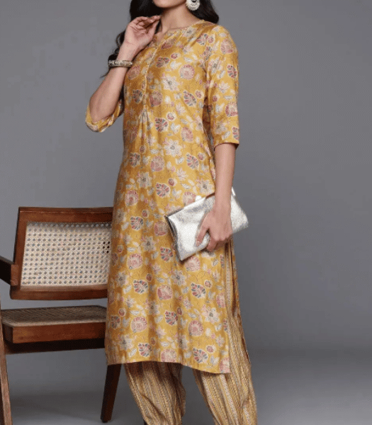 Women’s Embroidered Kurta Set with Dupatta