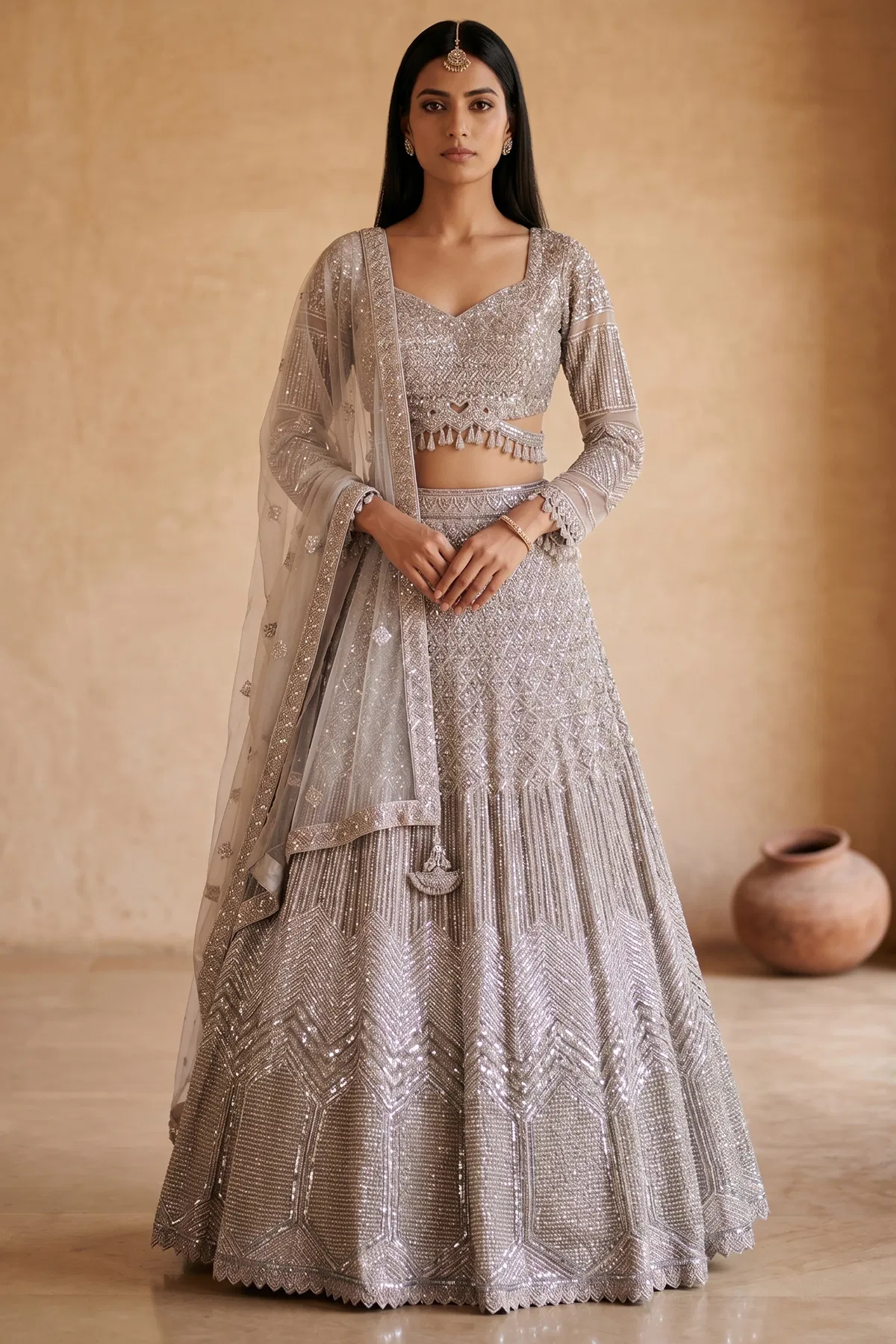 pale-beige-sequins-embroidered-net-designer-lehenga-with-full-sleeves-blouse-ac2718